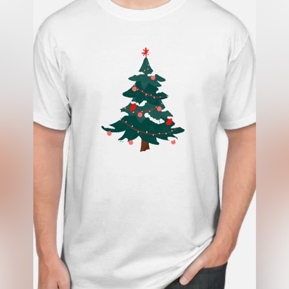 Unisex, Christmas tree tshirt - Picture 1 of 1